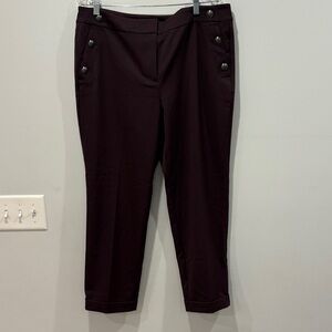 LOFT Deep Purple Trousers